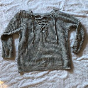 Unbranded Grey Knit Sweater - M
